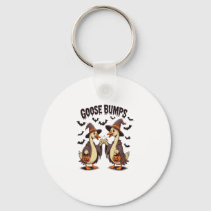 Goose Bumps Halloween Witch Fall Keychain