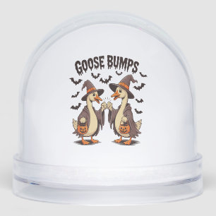 Goose Bumps Halloween Witch Fall Snowglobe