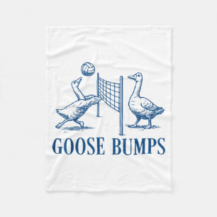 Goose Bumps Volleyball  Fleece Blanket