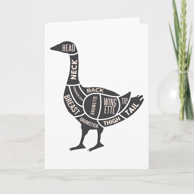 Goose Butcher Card (Front)