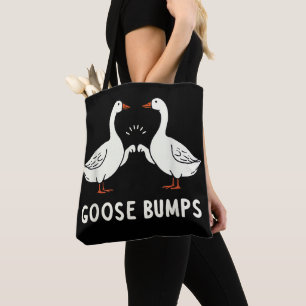 Goose Couple Funny Goose Bumps Sarcastic Goose Lov Tote Bag