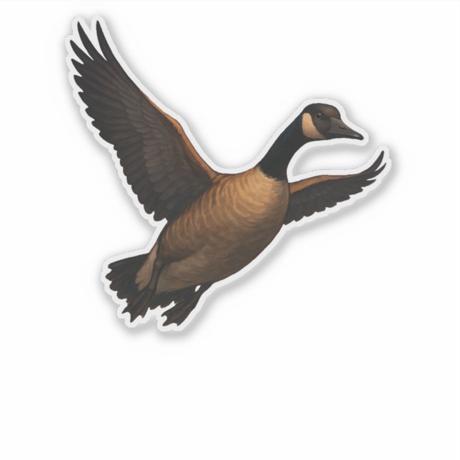 Goose Cut-out Sticker (Front)