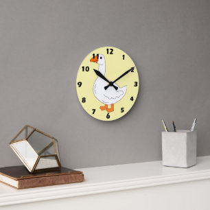 Goose Design Round Clock