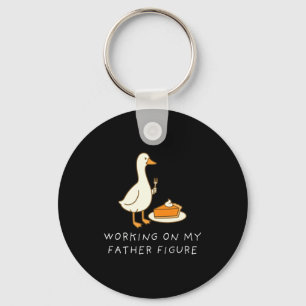 Goose Eating E For Two Couple Working On My Father Keychain