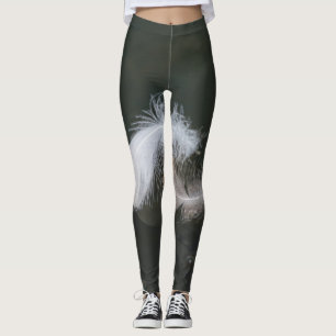 Goose Feathers Floating Leggings
