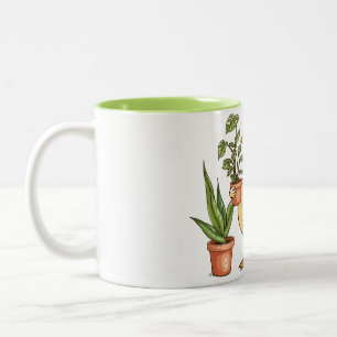 Goose Gardening Mug - Powered by Plants & Coffee 