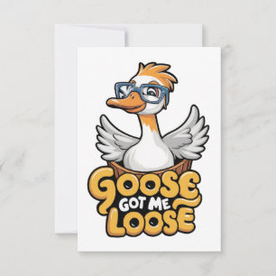 Goose Got Me Loose Tee – Funny Goose with Glasses Announcement