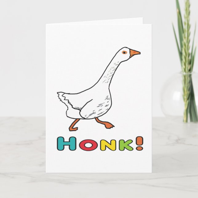 Goose Honk Card (Front)