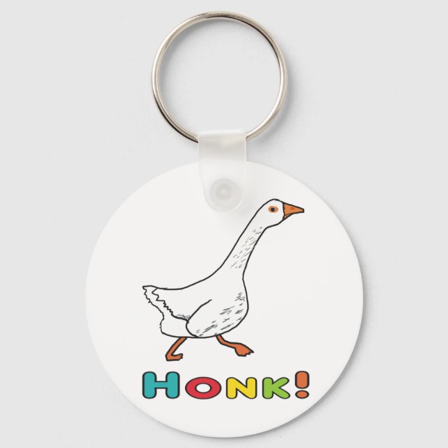 Goose Honk Keychain (Front)