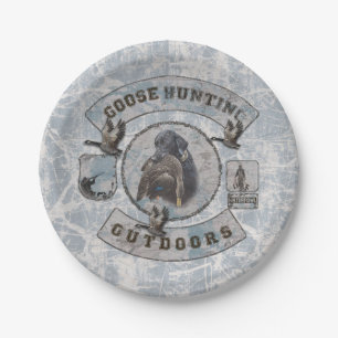 Goose Hunting  Paper Plate