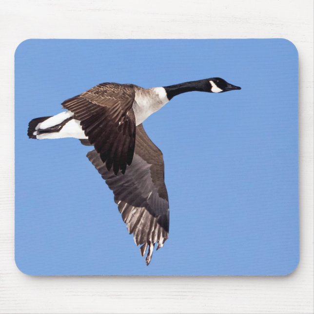 Goose In Flight Mouse Pad (Front)