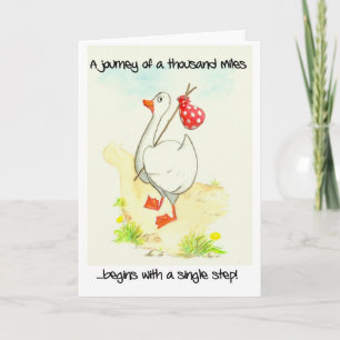 'Goose' Inspirational Greeting Card