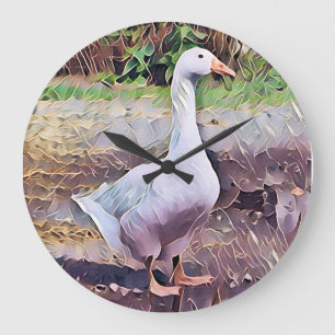 GOOSE  LARGE CLOCK