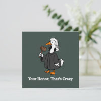 Goose Lawyer Law School Graduation Gift Funny 