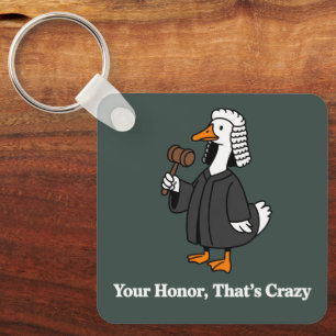 Goose Lawyer Law School Graduation Gift Funny  Keychain