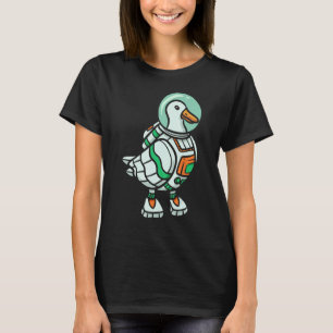 Goose Lover Future Astronaut Space Aerospace Engin T-Shirt