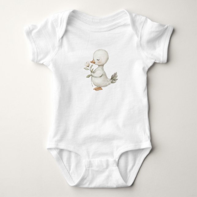 goose newborn bodysuit (Front)
