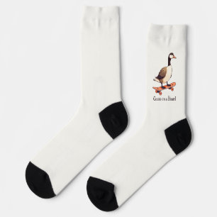 Goose on a Board Socks