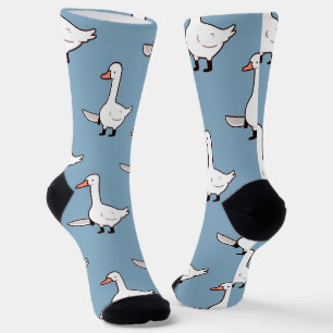 Goose on the Loose Pattern Socks