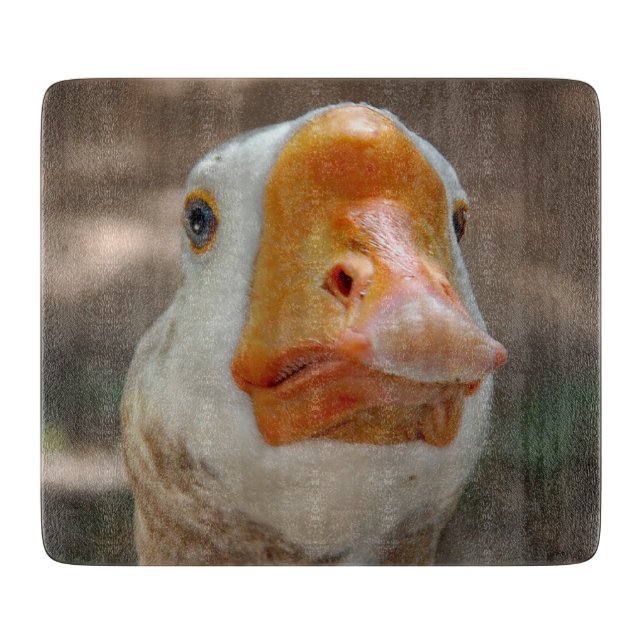 Goose Portrait Cutting Board (Front)