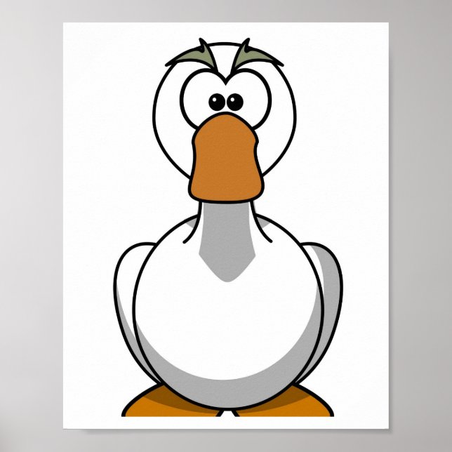 Goose Print - Cartoon Image (Front)