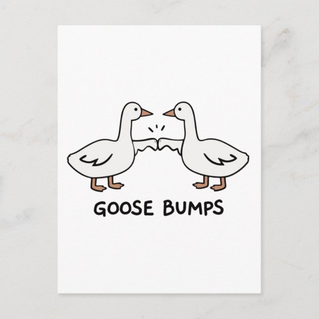 Goose pumps  postcard (Front)