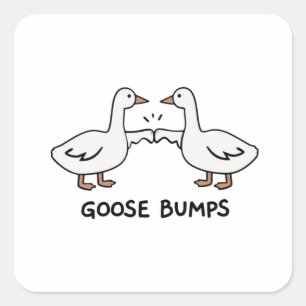 Goose pumps  square sticker