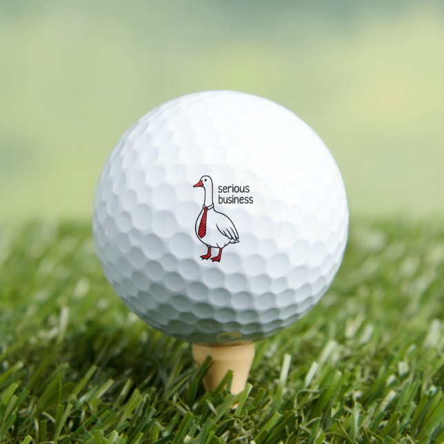 goose serious business golf balls (Insitu Tee)