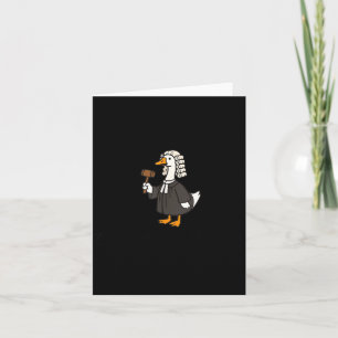 Goose silly lawyer law student school graduation card