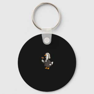 Goose silly lawyer law student school graduation keychain