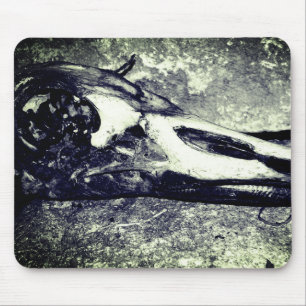 Goose Skull Mouse Pad