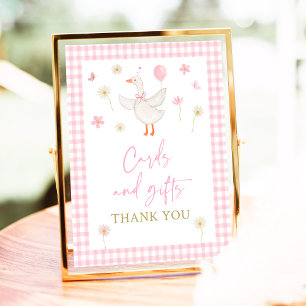 Goose Spring Pink Daisy Cards and Gifts Sign