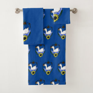 Goose Swimming Bath Towel Set