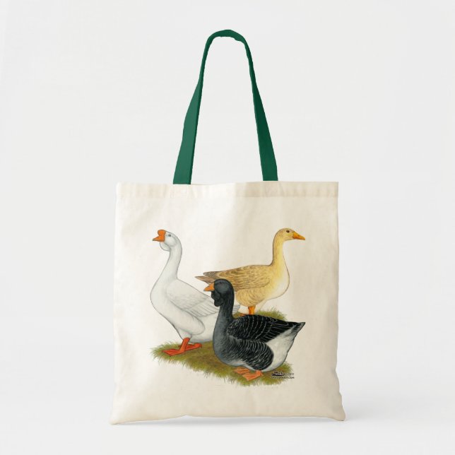 Goose Trio Tote Bag (Front)