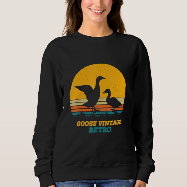 Goose Vintage Retro Sweatshirt (Front)