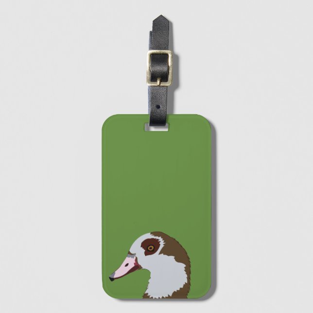Goose Waterfowl Bird Goose Luggage Tag (Front Vertical)