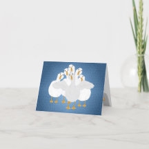 Goose Who Greeting Card