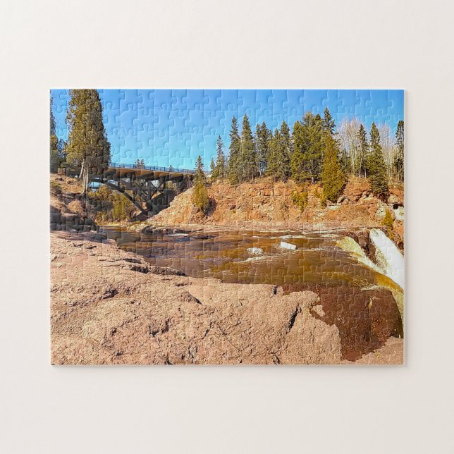 Gooseberry Falls Minnesota. Jigsaw Puzzle (Horizontal)