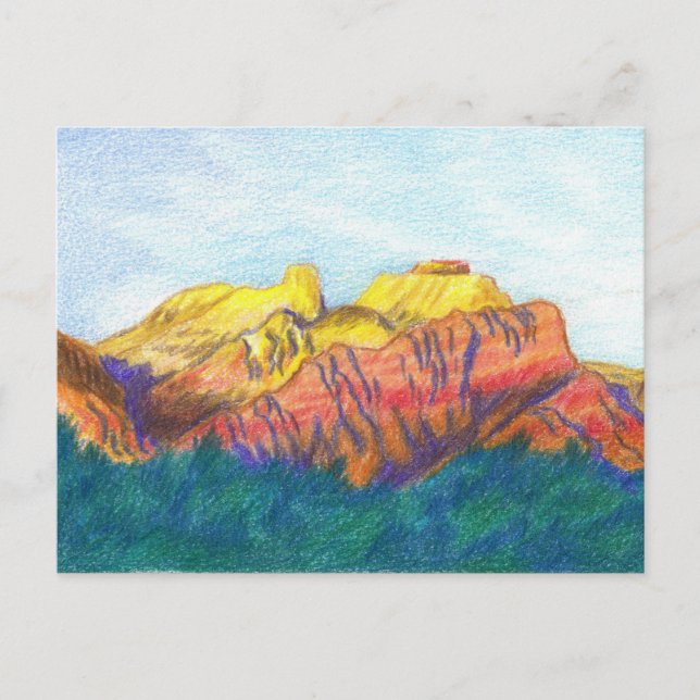 Gooseberry Mountain Biking Area UT Postcard (Front)