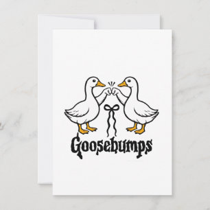 Goosebumps Silly Goose Funny Best Friends  Invitation
