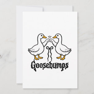 Goosebumps Silly Goose Funny Best Friends  Invitation