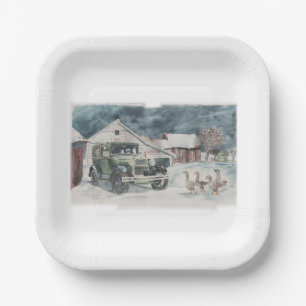 Goosed Again Paper Plate