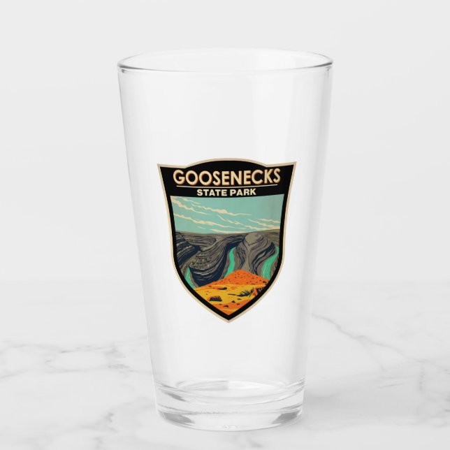 Goosenecks State Park Utah Vintage  Glass (Front)