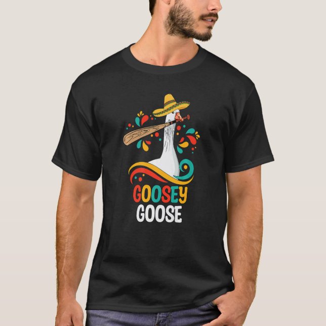 Goosey Goose Mess With The Honk  Goose T-Shirt (Front)