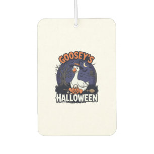 Gooseys Halloween Goose Witch Hat Pumpkin_1 Air Freshener