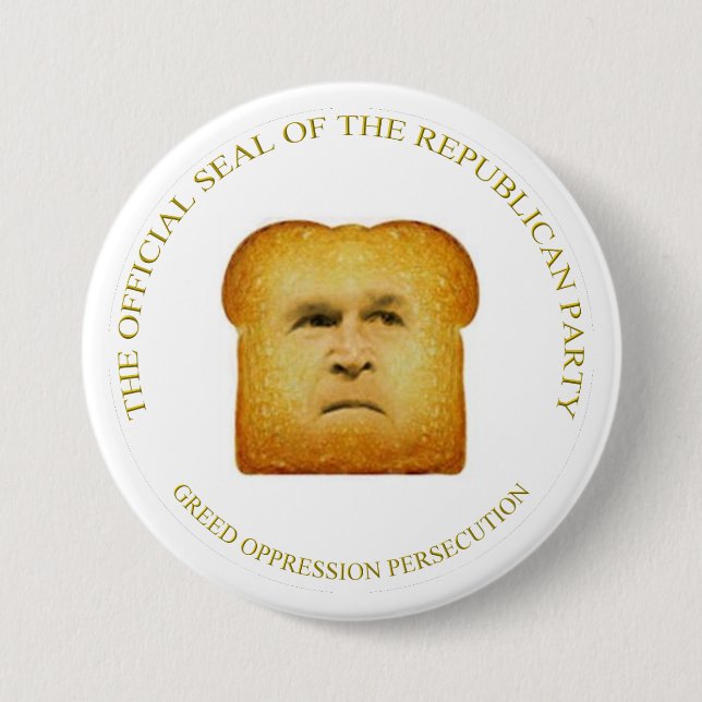 GOP 3 INCH ROUND BUTTON (Front)