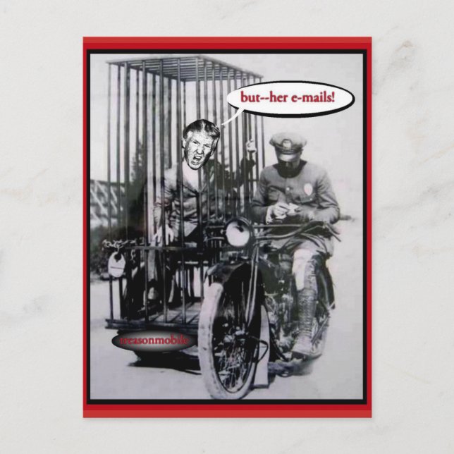 GOP and Treason Postcard (Front)