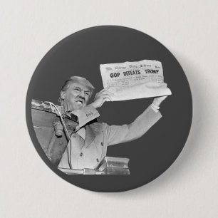 GOP Defeats Trump 3 Inch Round Button