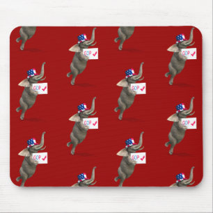 GOP Elephant Mouse Pad