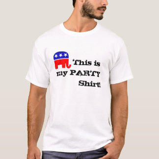 gop elephant,        This is my PARTY          ... T-Shirt